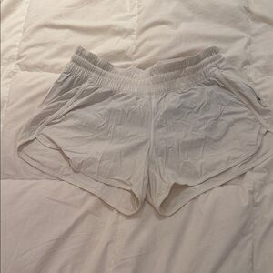 lululemon athletica Cream Athletic Shorts